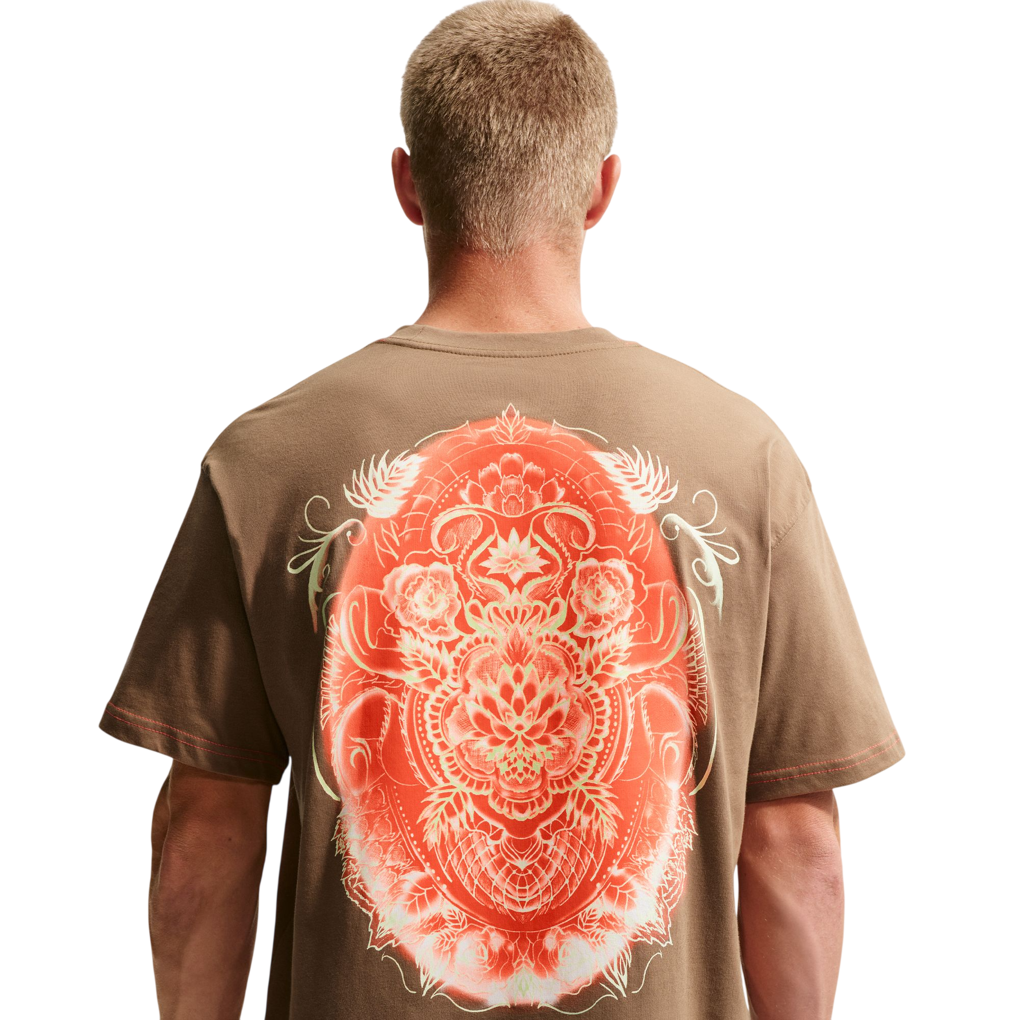 T-Shirt Skate « Som Tum » - Bois Flotté Foncé