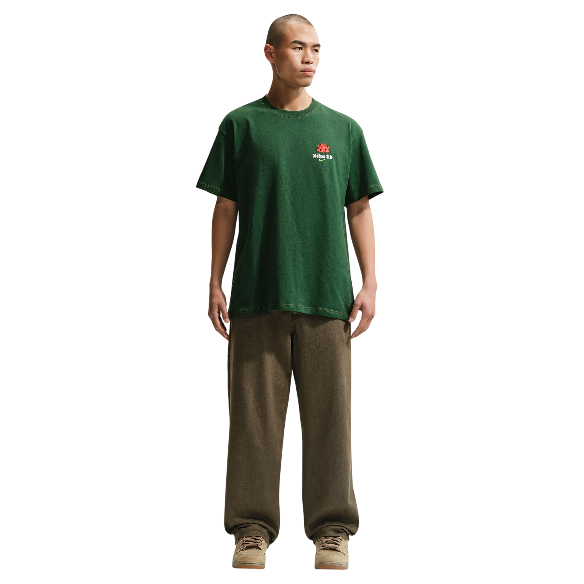 "Som Tum" Skate T-Shirt - Gorge Green