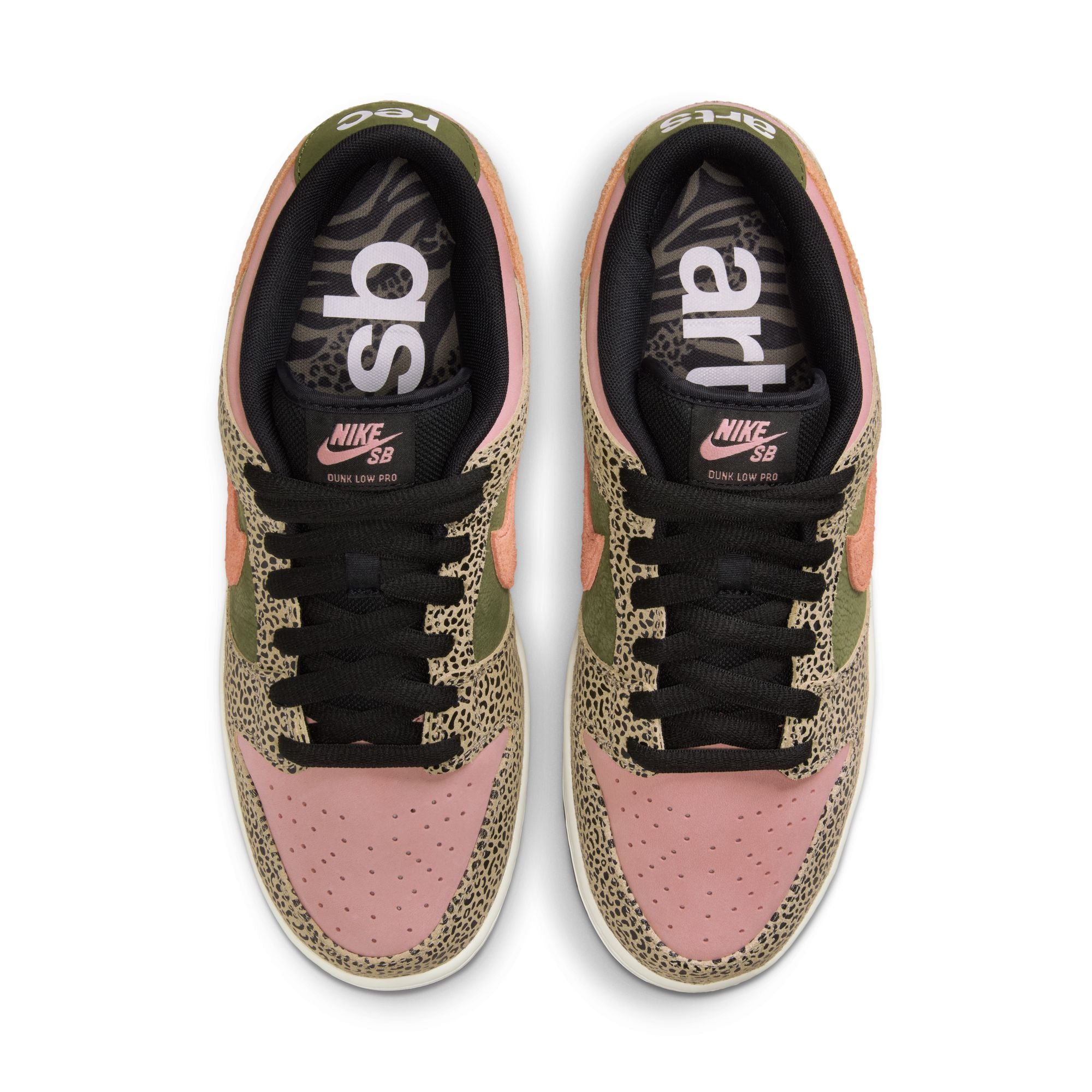 Dunk Low Pro - Arts-Rec Skateshop - Kaki/Marron Ambré-Vert Terne-Rose Rouille