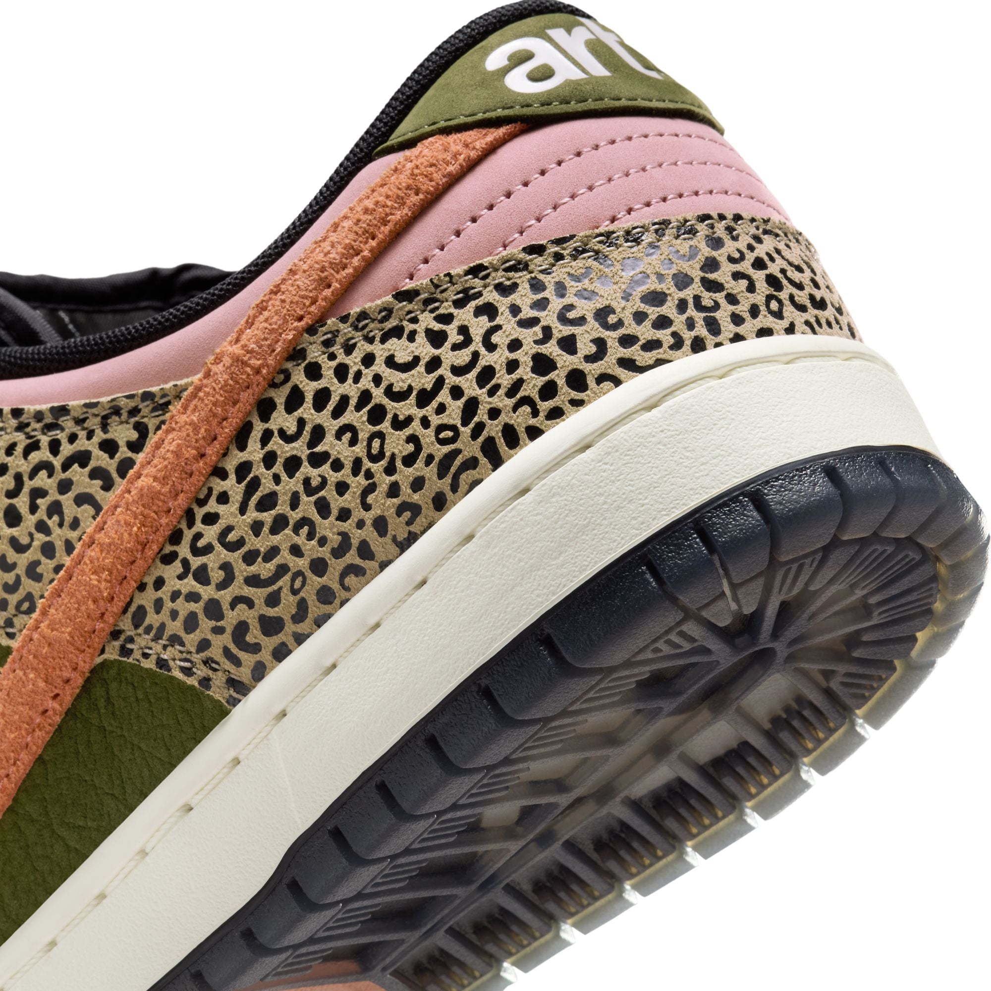 Dunk Low Pro - Arts-Rec Skateshop - Kaki/Marron Ambré-Vert Terne-Rose Rouille