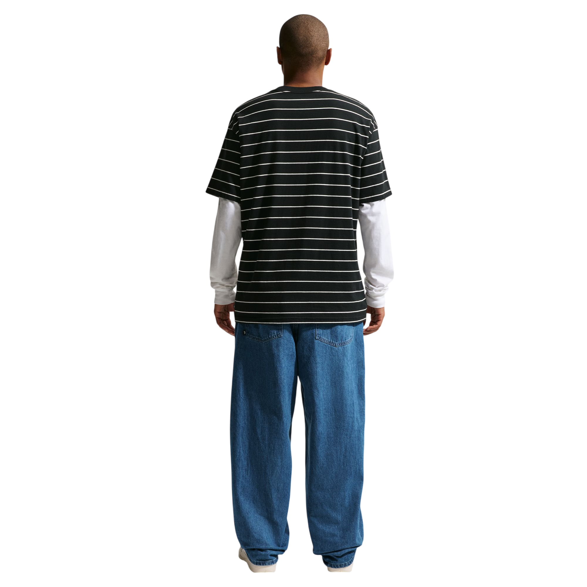Loose Denim Skate Pants - French Blue