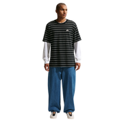 Loose Denim Skate Pants - French Blue