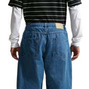 Loose Denim Skate Pants - French Blue