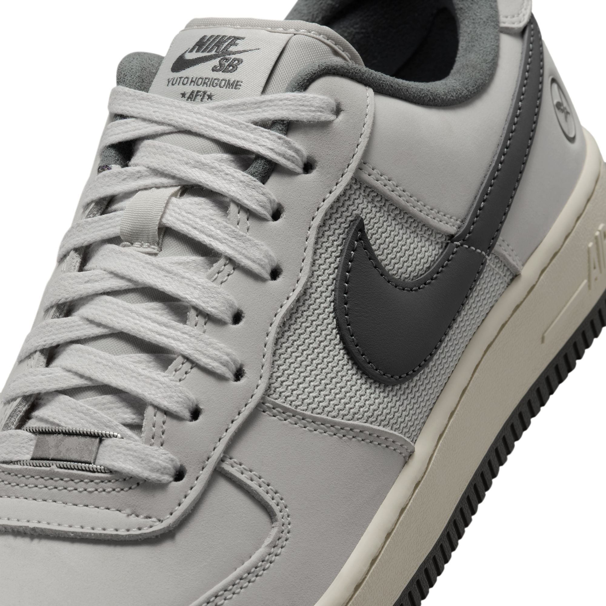 Air Force 1 x Yuto - "Light Bone and Iron Grey" White/Iron Grey/White/Coconut Milk