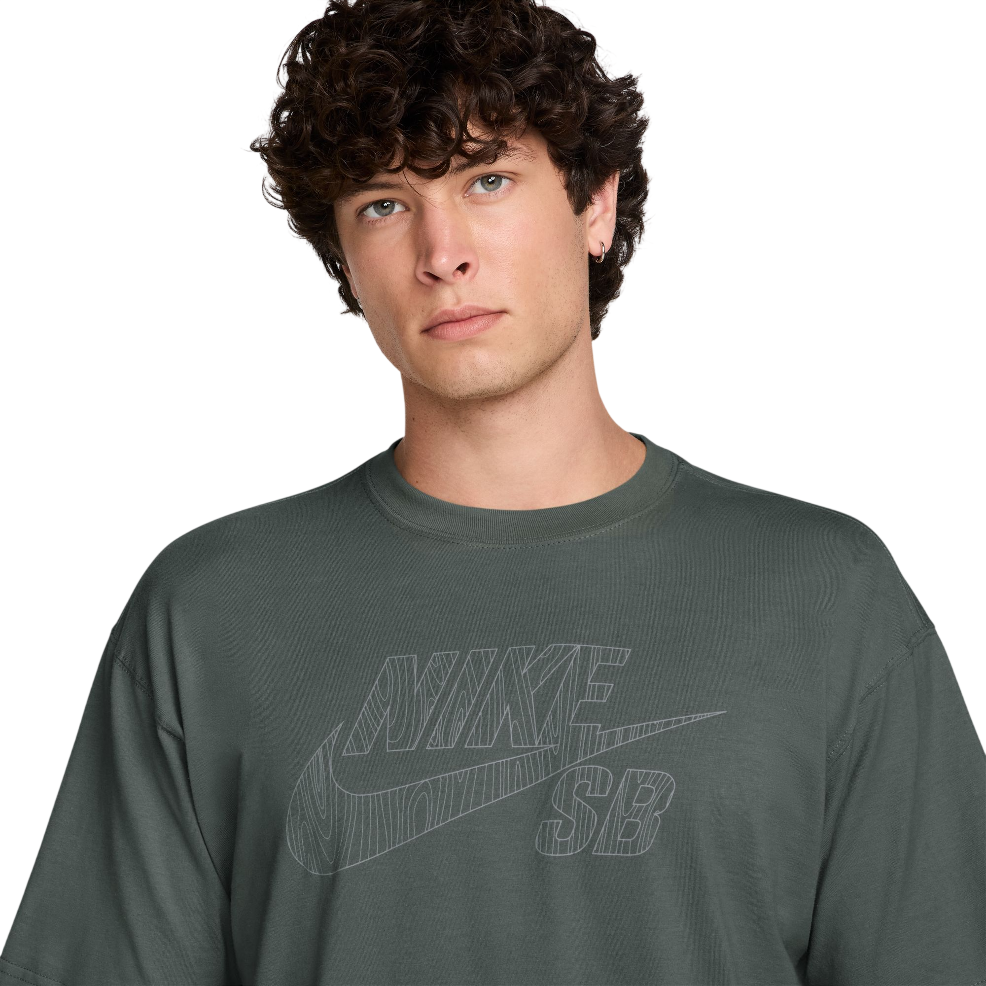 T-Shirt Skate - Vert Camo