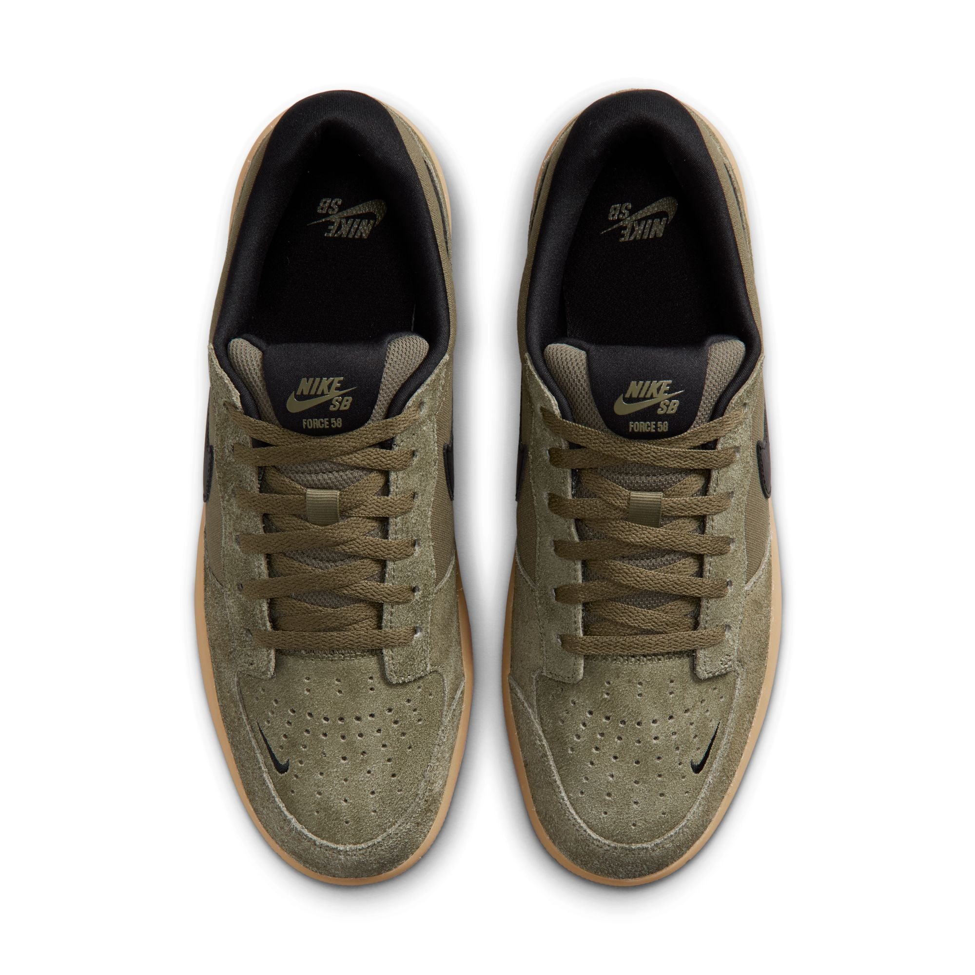 Force 58 - Olive Moyen/Olive Moyen/Gomme Brun Clair/Noir