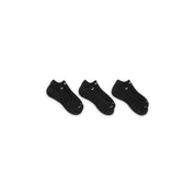 Everyday Plus Cushioned Training No-Show Socks (3 Pairs) - Black/White