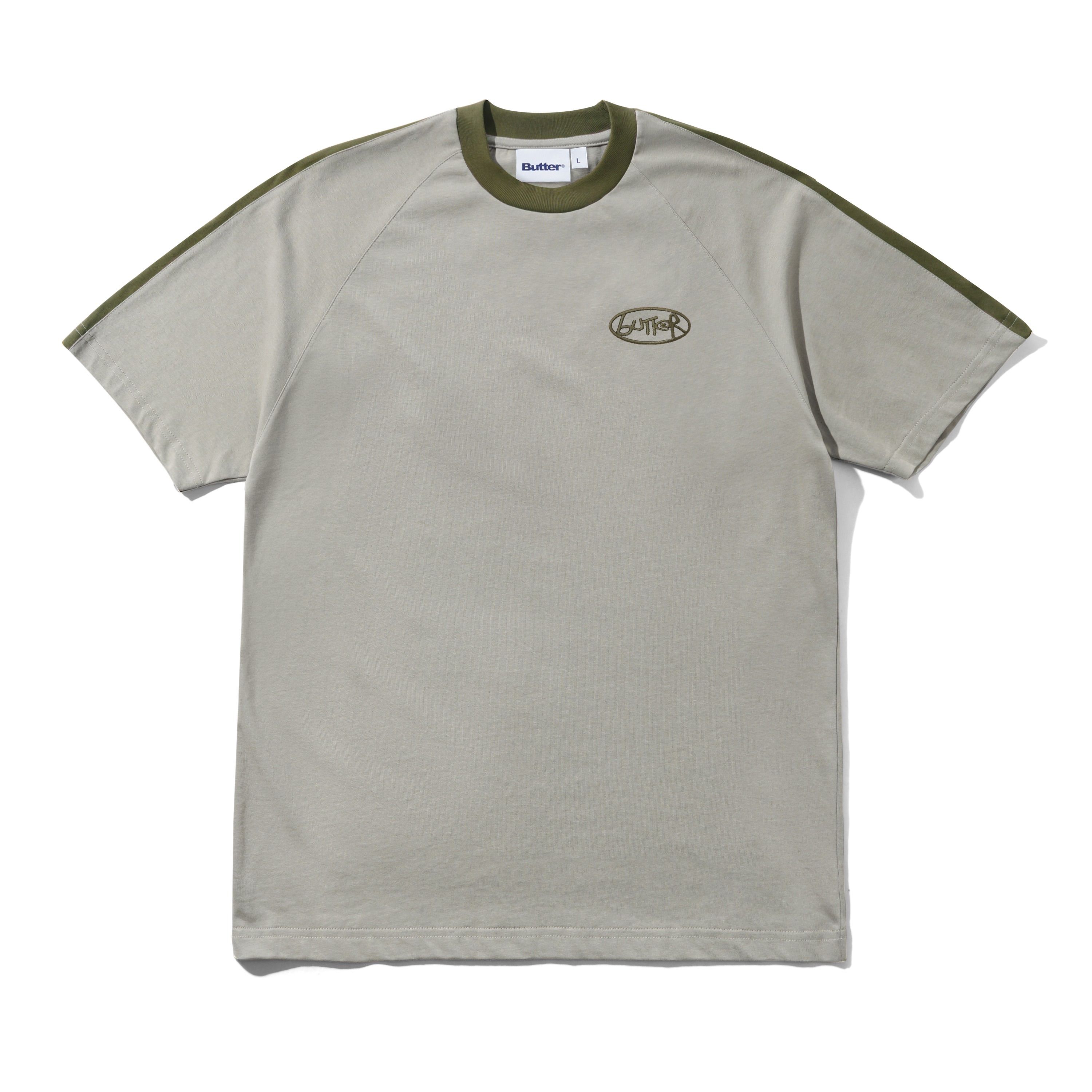 Abseil Panel Tee - Cement/Moss