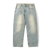 Ace Denim Jeans - Distressed Light Blue