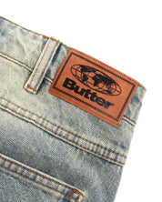 Ace Denim Jeans - Distressed Light Blue