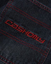 Aleka Denim Jeans - Washed Streaky Denim