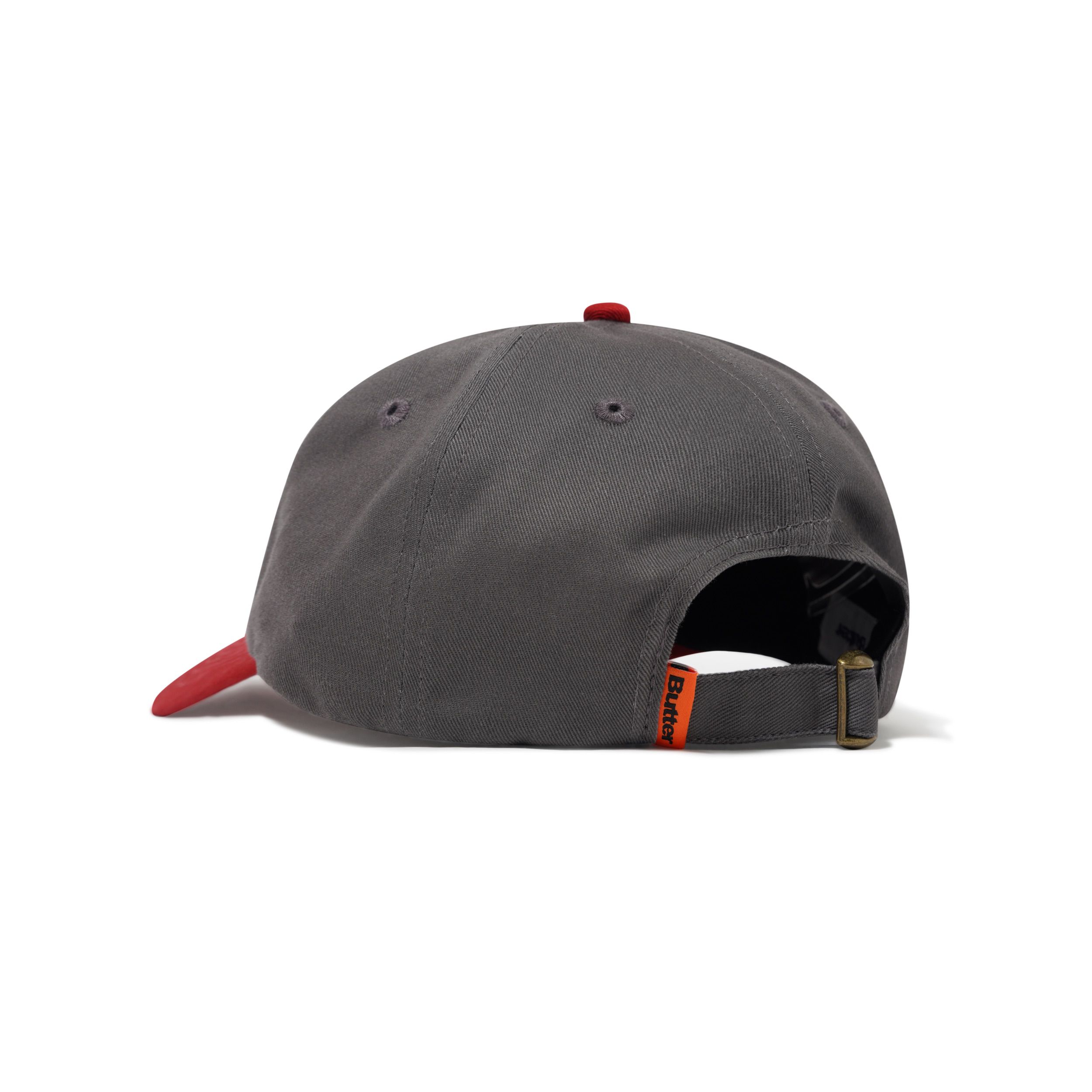 Alien 6 Panel Cap - Smoke/Cardinal