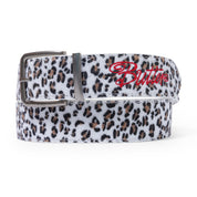 Ceinture Motif Animal - Léopard des Neiges