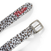Ceinture Motif Animal - Léopard des Neiges