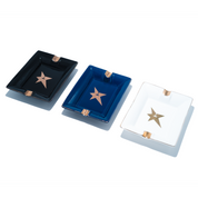 C-Star Ceramic Ash Tray - White
