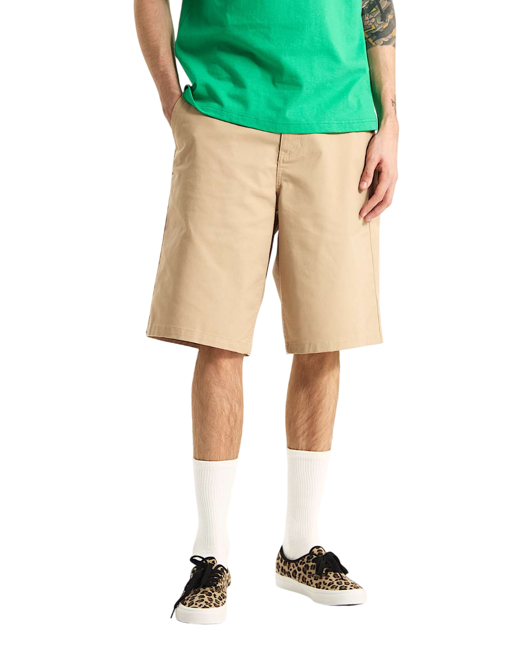 Authentic Short Chino Ample - Beige
