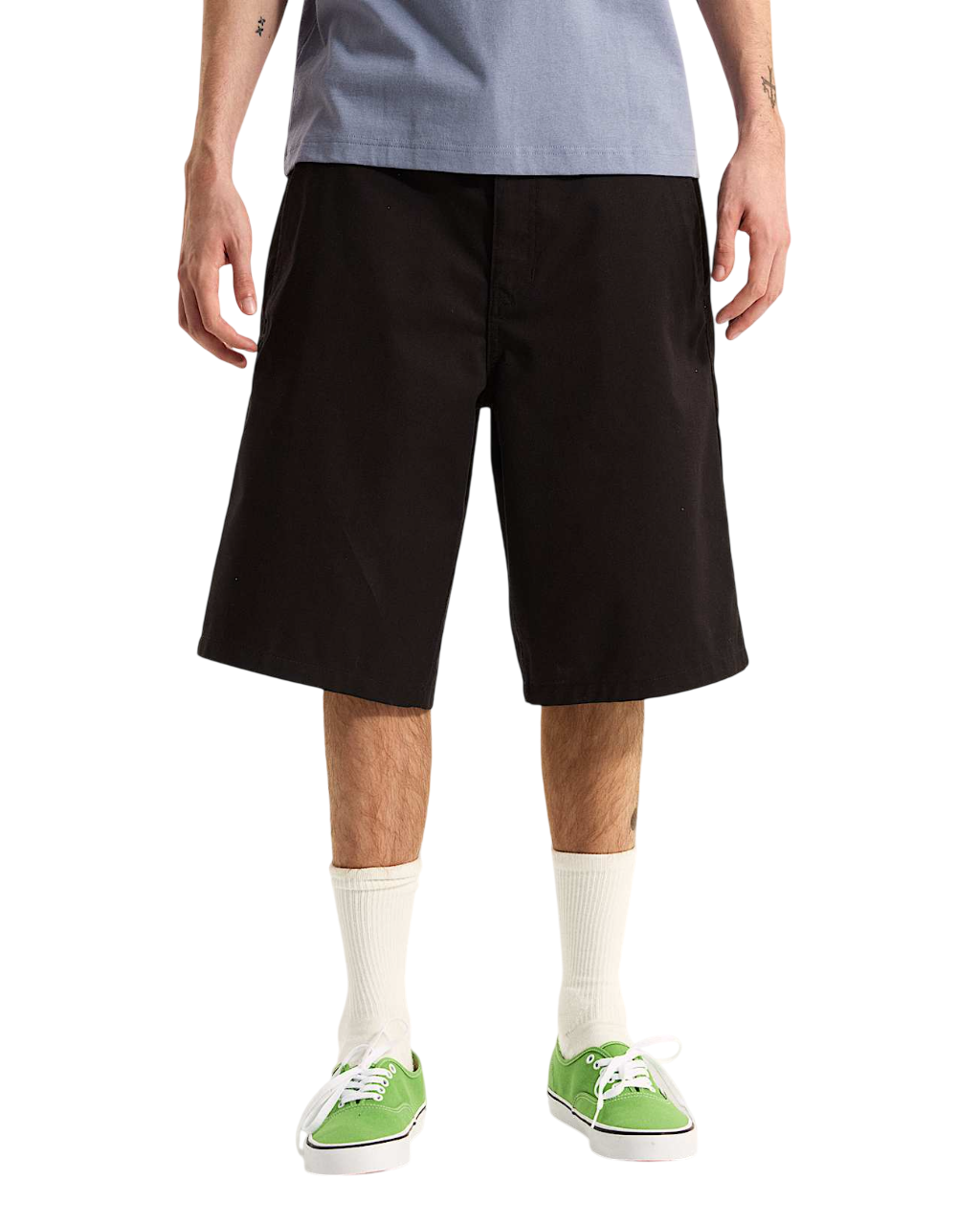 Authentic Short Chino Ample - Noir