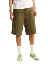 Authentic Short Chino Ample - Olive Mousseux