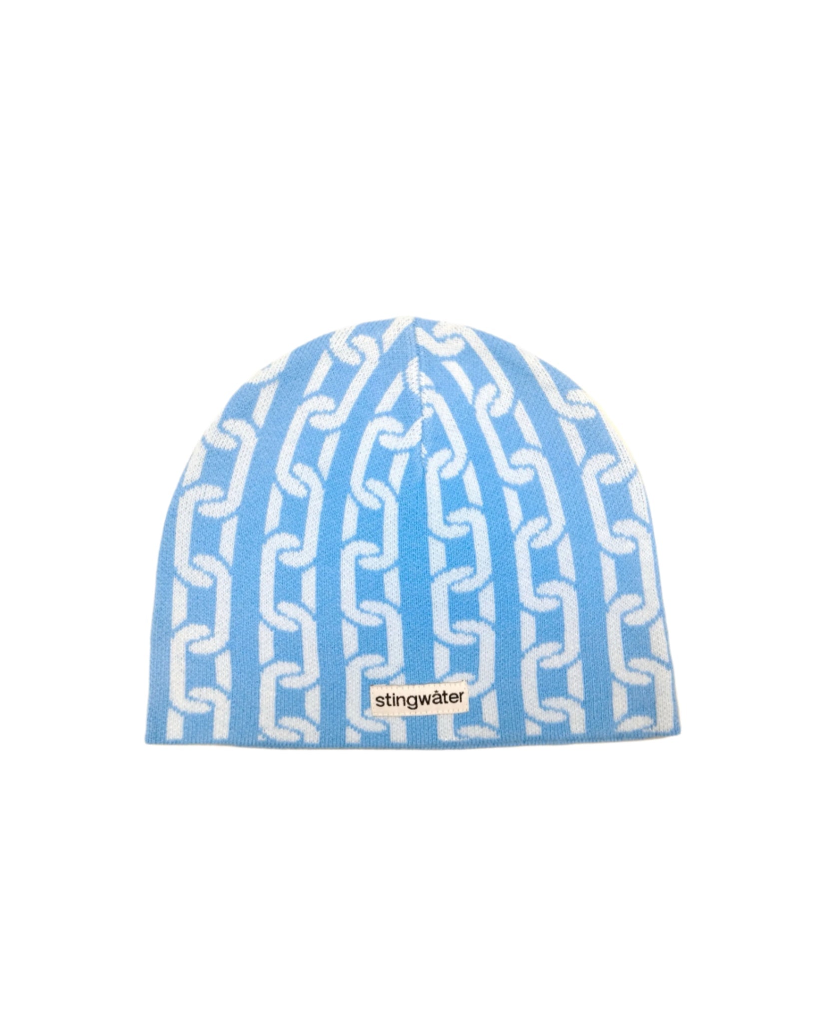 Chain Skully Bonnet - Bleu Poudré