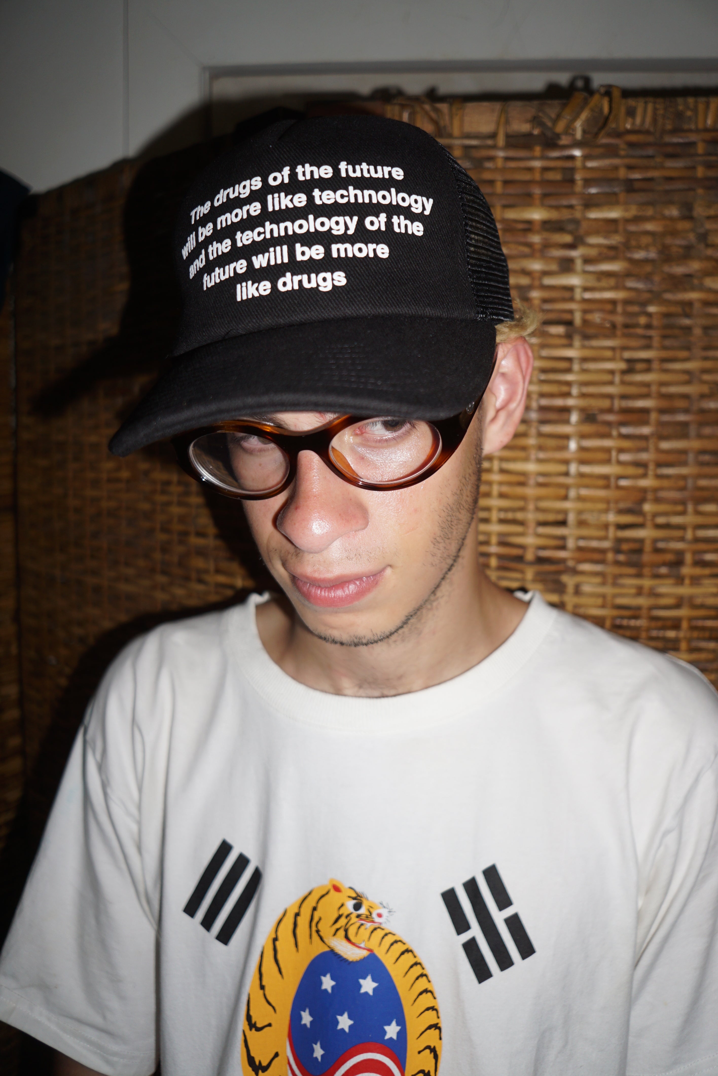 Future Drugs Trucker Hat - Black