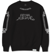 Mehrathon x Béton Armé Au Bord Du Gouffre Crewneck - Noir