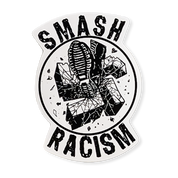 Mehrathon x Béton Armé Smash Racism Sticker Pack - Noir/Blanc