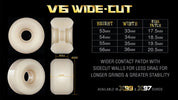 XF Widecuts V6 95A Wheels - Natural