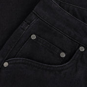 Pantalon en jean ample - Noir
