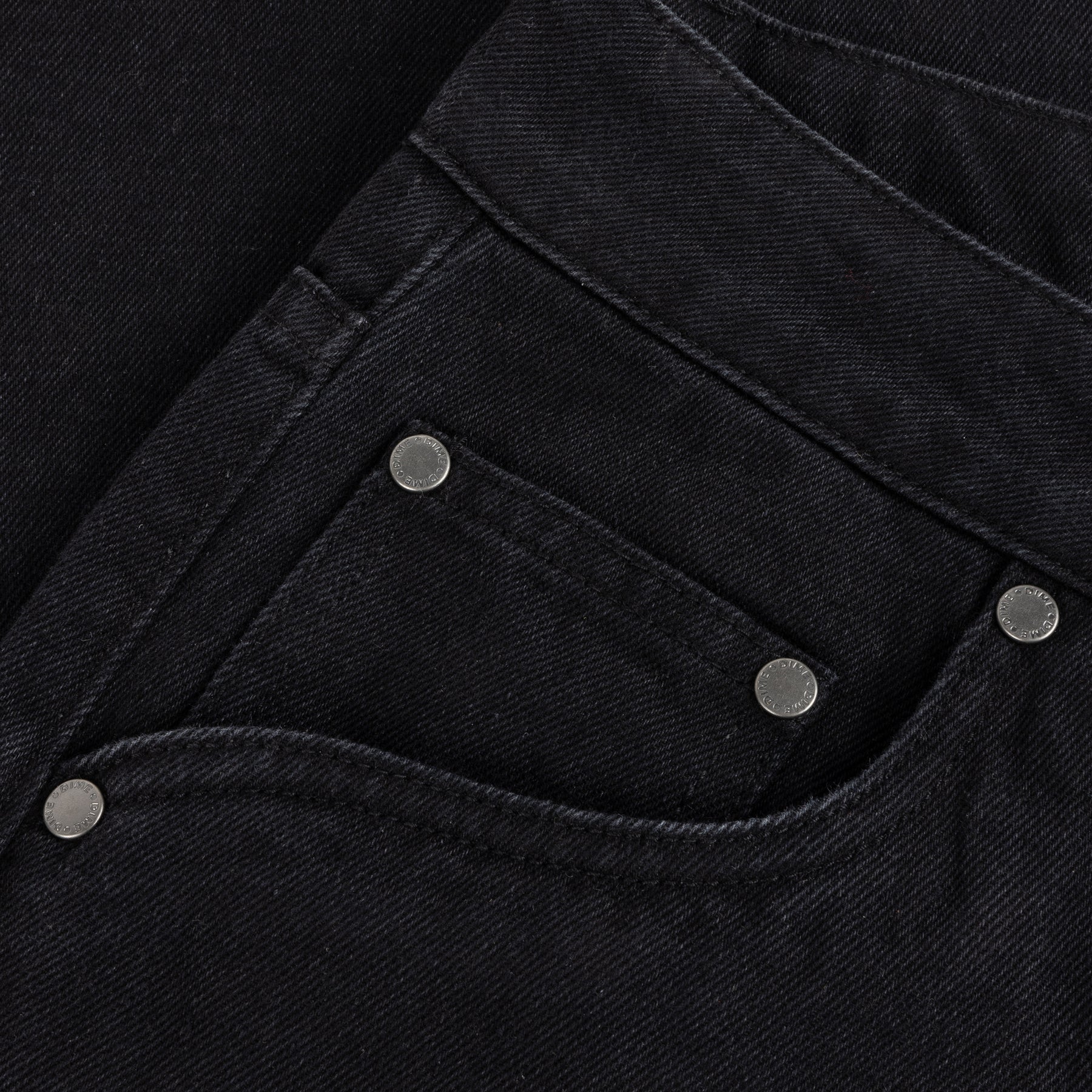 Pantalon en jean ample - Noir
