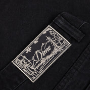 Pantalon en jean ample - Noir