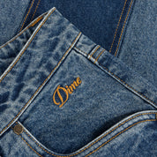 Pantalon en jean ample - Knowtomatic Bleu