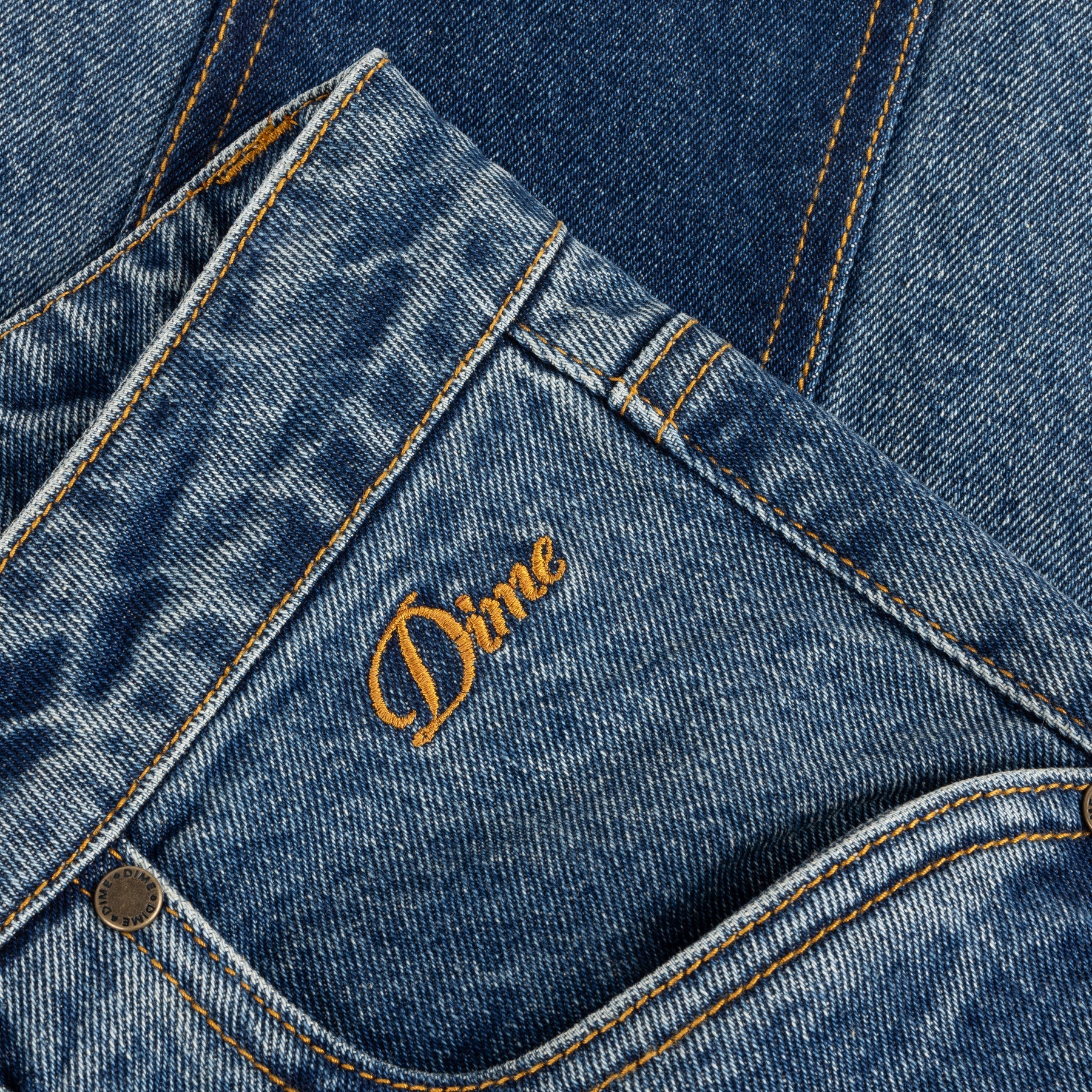 Pantalon en jean ample - Knowtomatic Bleu