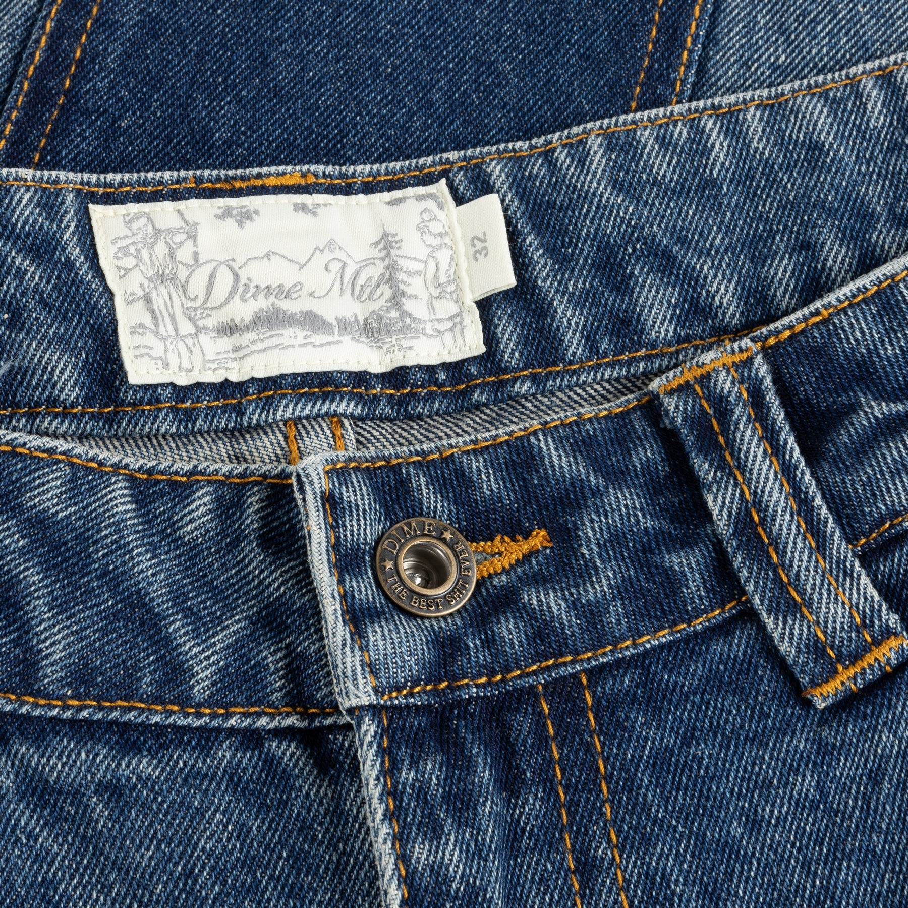 Pantalon en jean ample - Knowtomatic Bleu
