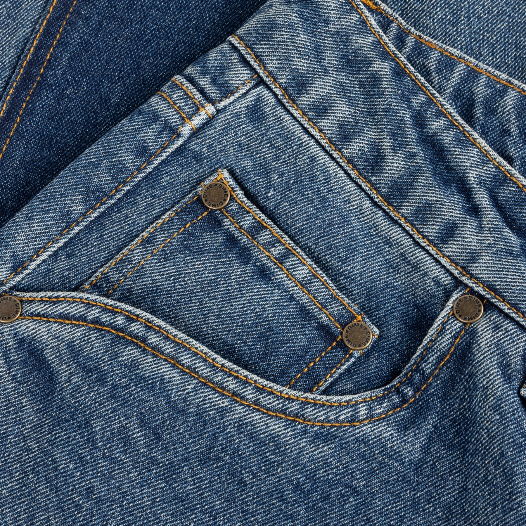 Dime Baggy Denim Pants - Knowtomatic Blue – Palm Isle Skateshop