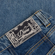 Pantalon en jean ample - Knowtomatic Bleu