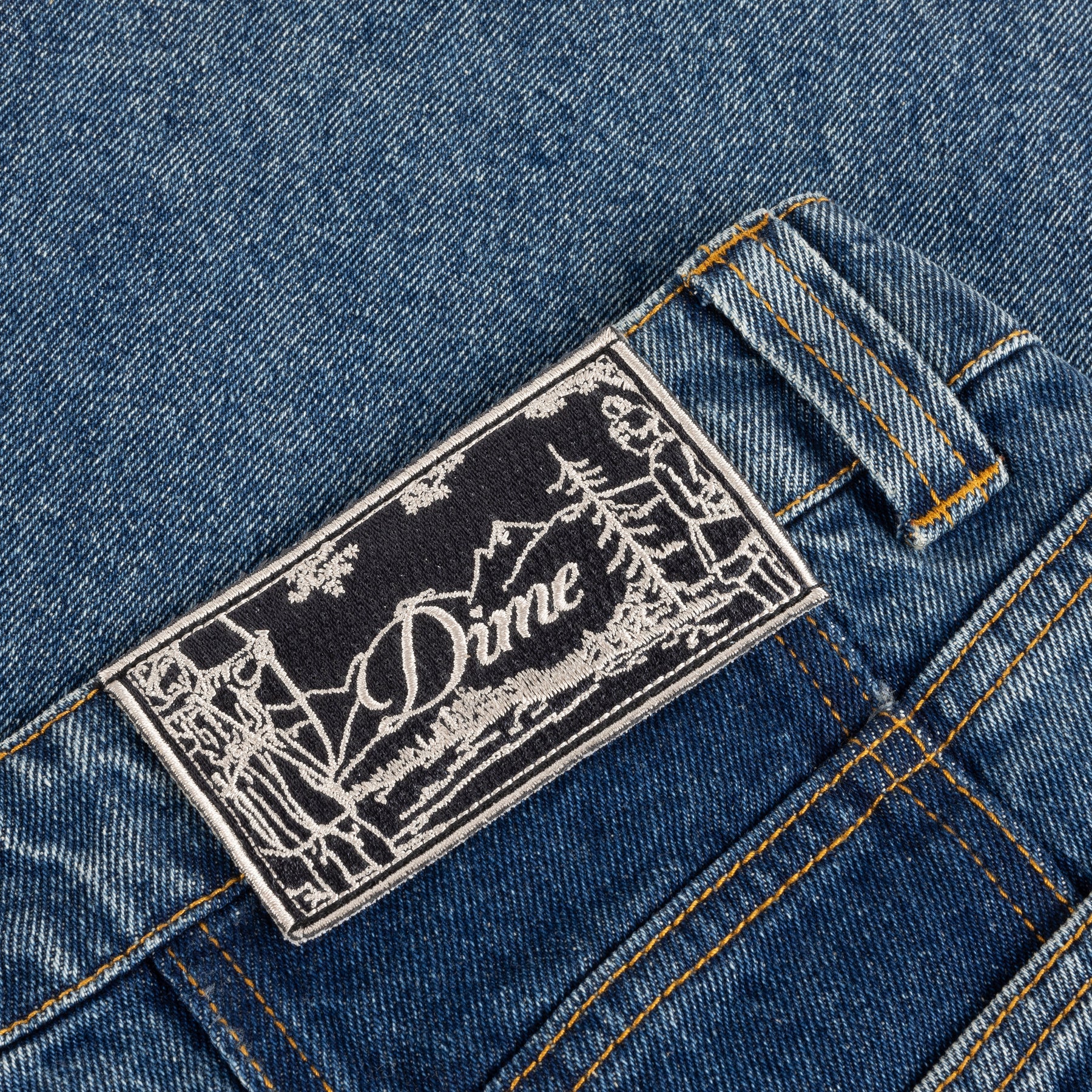 Pantalon en jean ample - Knowtomatic Bleu