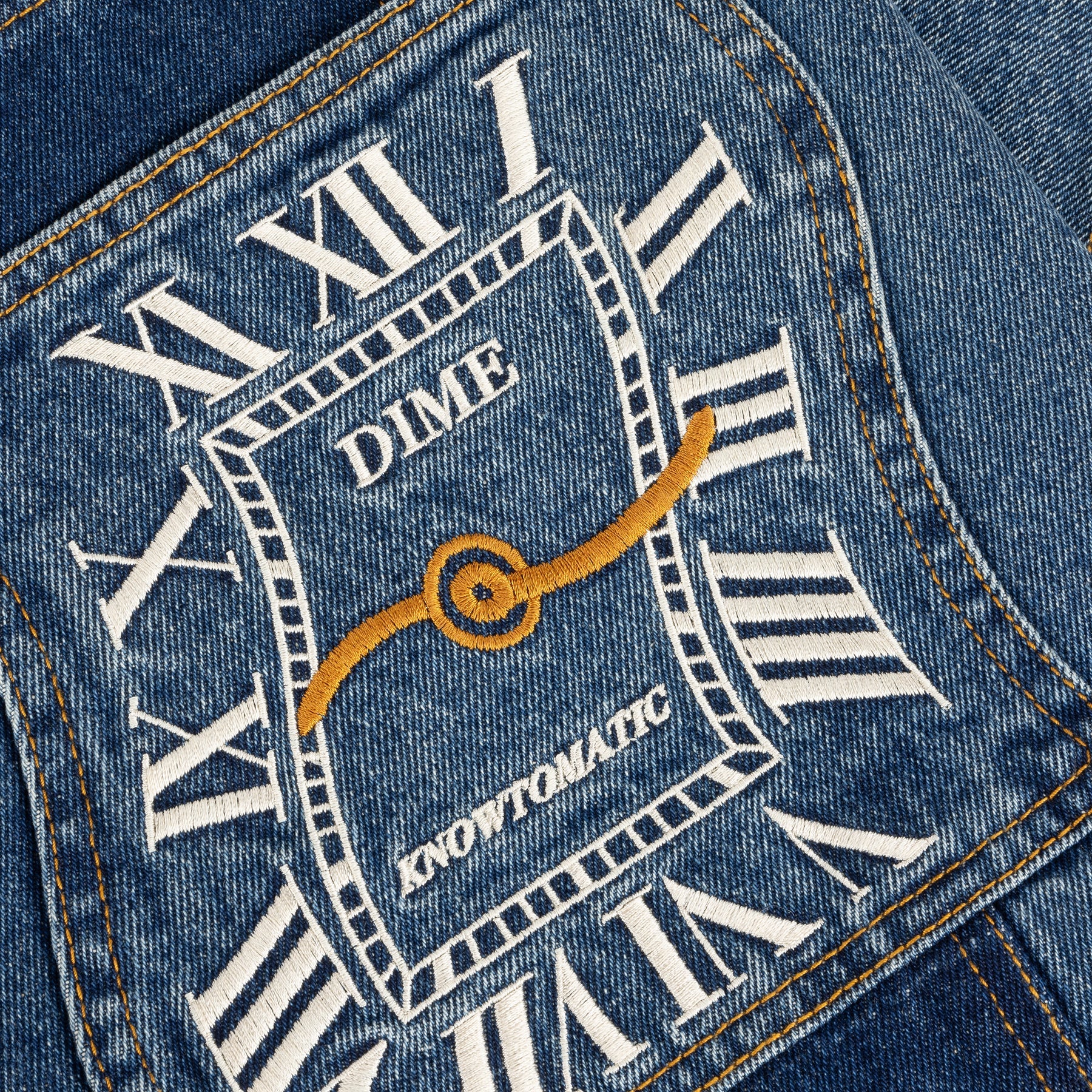 Pantalon en jean ample - Knowtomatic Bleu