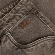 Pantalon en jean ample - Marron sablé