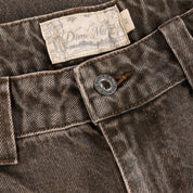 Pantalon en jean ample - Marron sablé
