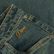 Pantalon en jean ample - Pin sablé