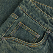 Pantalon en jean ample - Pin sablé