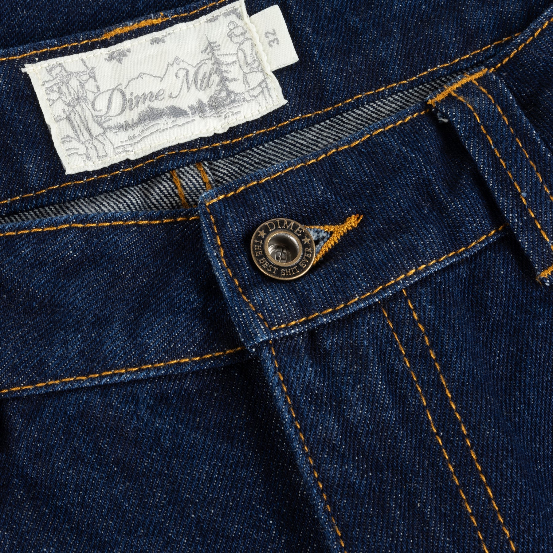 Dime Relaxed Denim Pants - Indigo – Palm Isle Skateshop