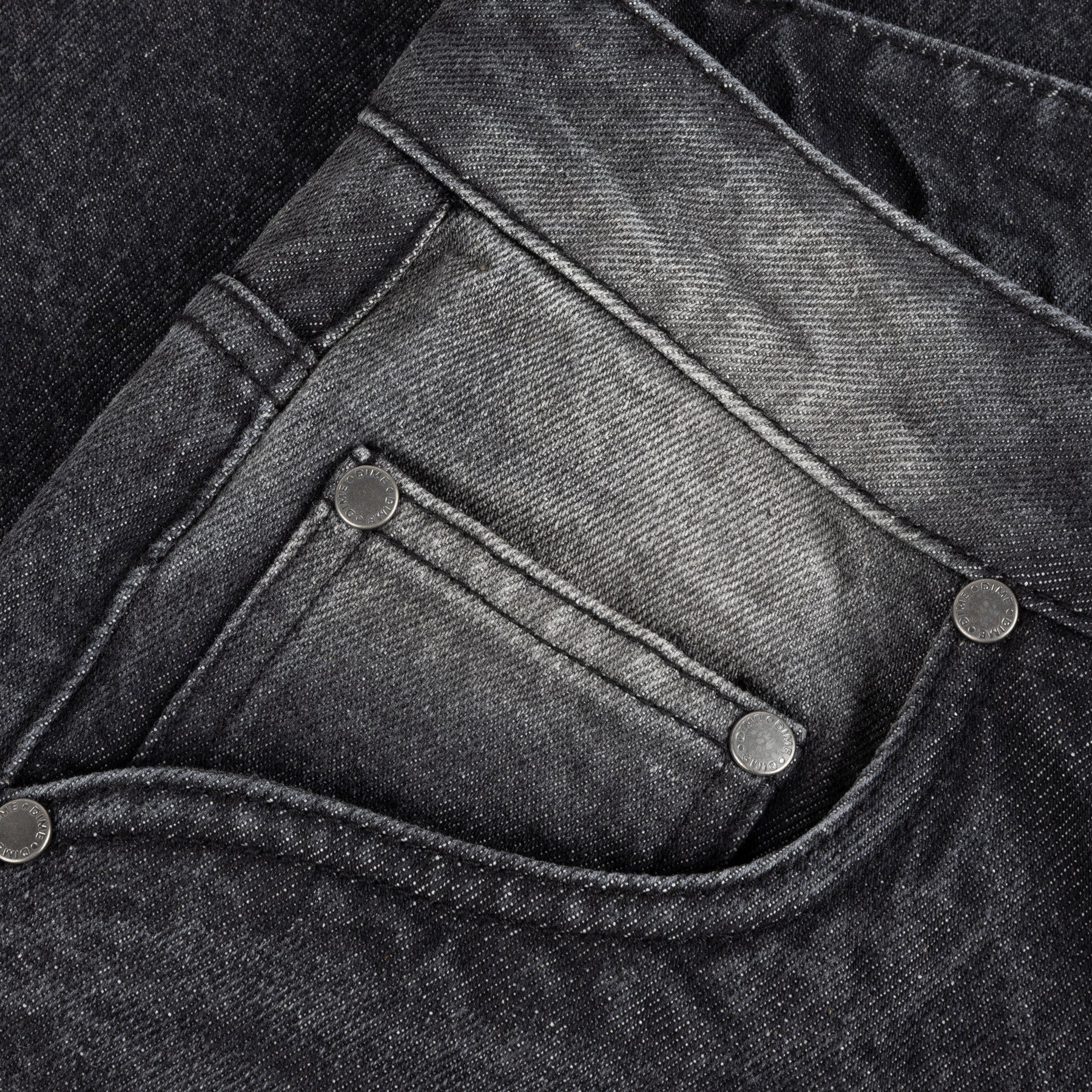 Pantalon en jean décontracté - Noir sablé