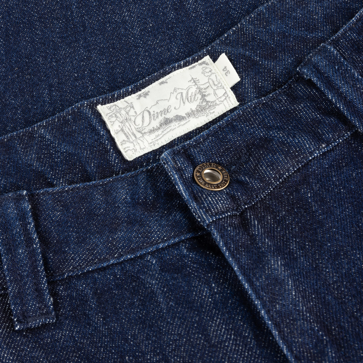 Pantalon en Denim Baggy - Indigo