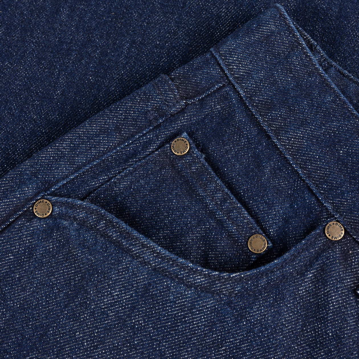 Pantalon en Denim Baggy - Indigo