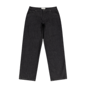 Relaxed Denim Pants - Black Washed
