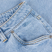 Relaxed Denim Pants - Blue Washed