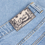 Relaxed Denim Pants - Blue Washed