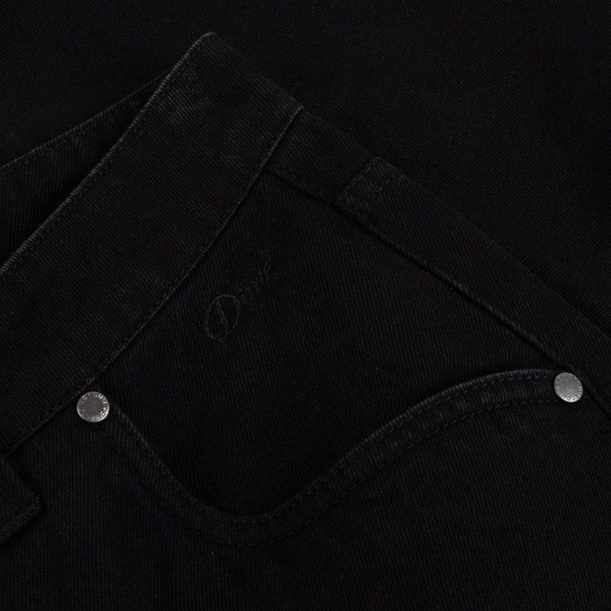 Pantalon Baggy en Denim - Noir