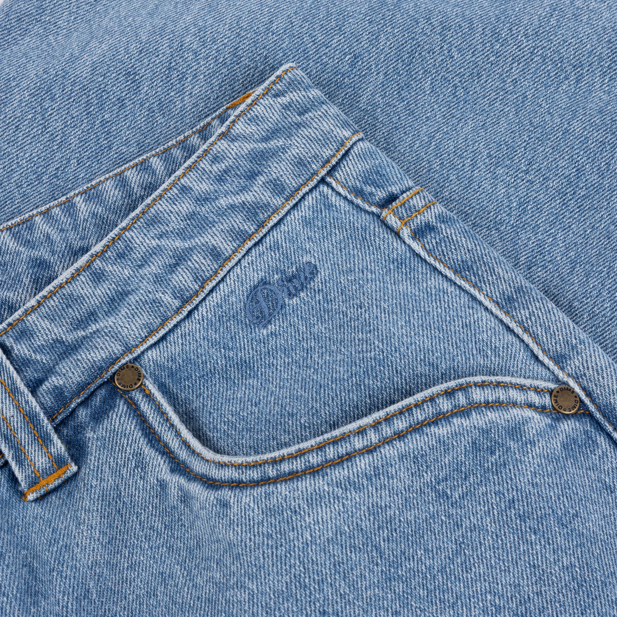 Pantalon Baggy en Denim - Bleu Premium Délavé